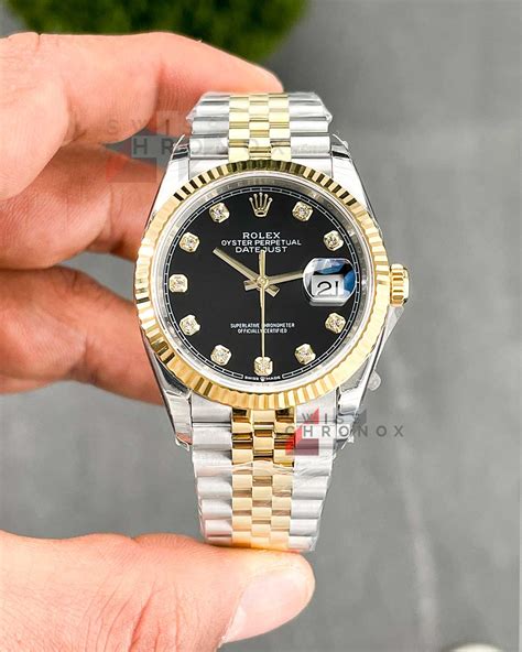 rolex datejust 31 vs 36|rolex datejust 36mm two tone.